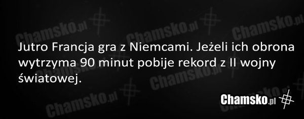 Mecz Francja - Niemcy