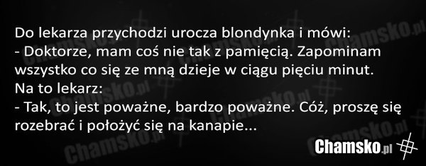 Problemy z pamięcią