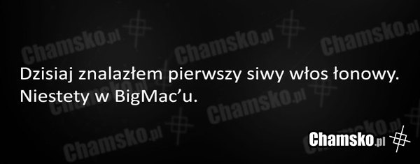Pierwszy siwy włos