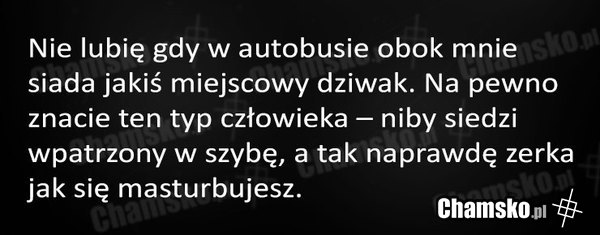 Dziwak w autobusie