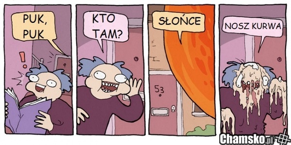 Spierdolone słońce grzeje jak pojebane