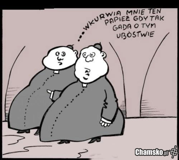 Wkurzający papież