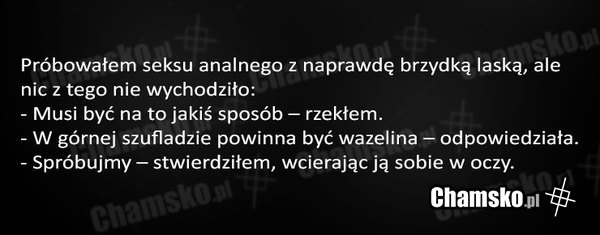 Sex z brzydką laską