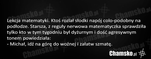 Surowa nauczycielka
