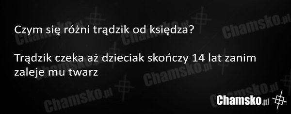 Trądzik a ksiądz