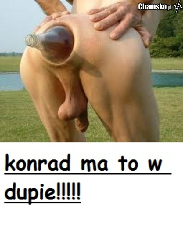 konrad ma to w dupie