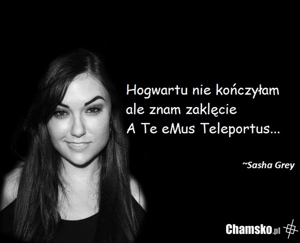 Sasha Grey o Hogwarcie