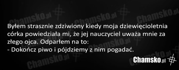 Po rozmowie z nauczycielką