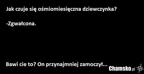 przynajmniej zamoczył
