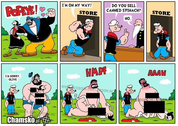 Popeye bez szpinaku
