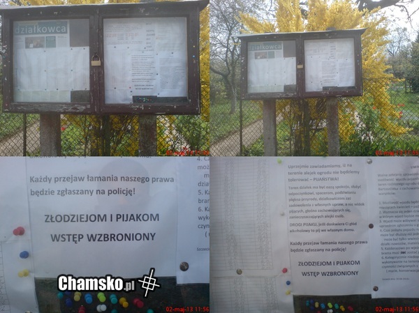 wstęp wzbroniony......