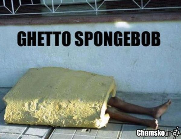 Czarny Sponge Bob