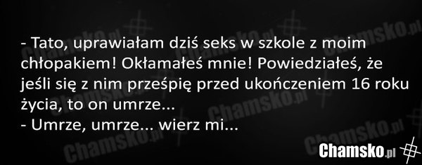 Sex przed 16 rokiem życia