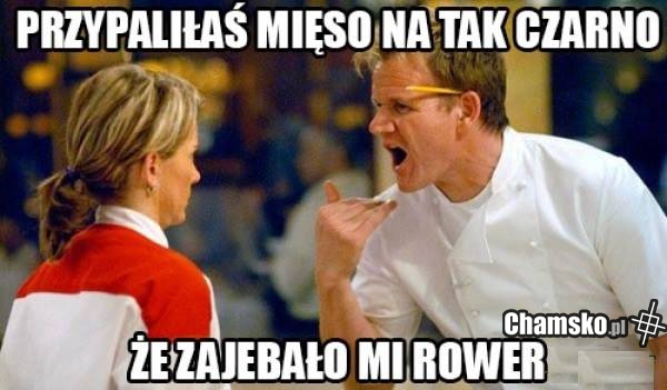 Przypalone mięso