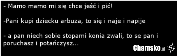 głodne i spragnione dziecko na zakupach