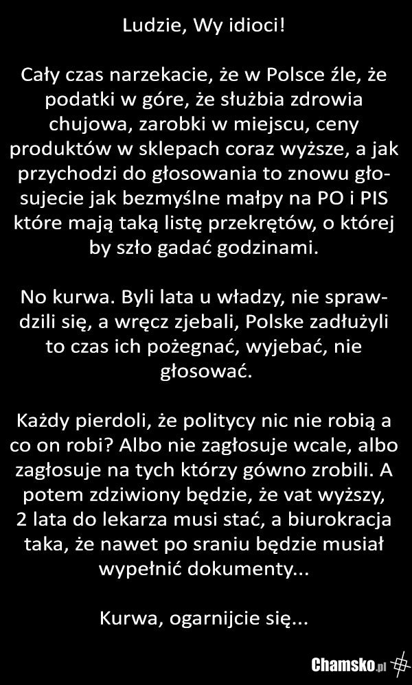 Wy idioci!
