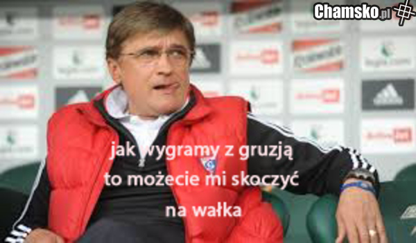 trener przed meczem