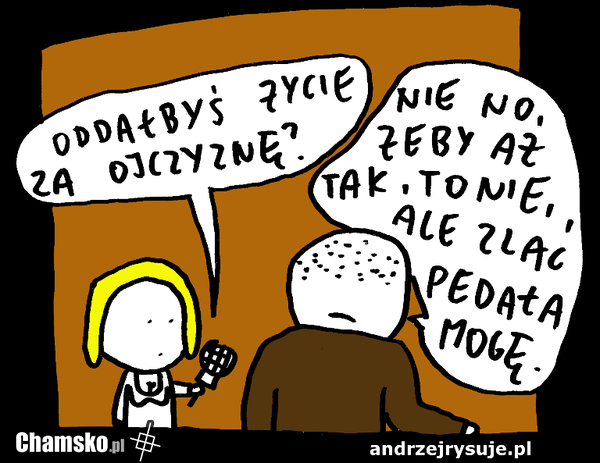 Oddanie zycia za ojczyzne