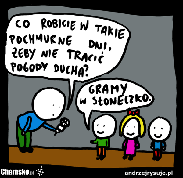 Zabawa w pochmurne dni