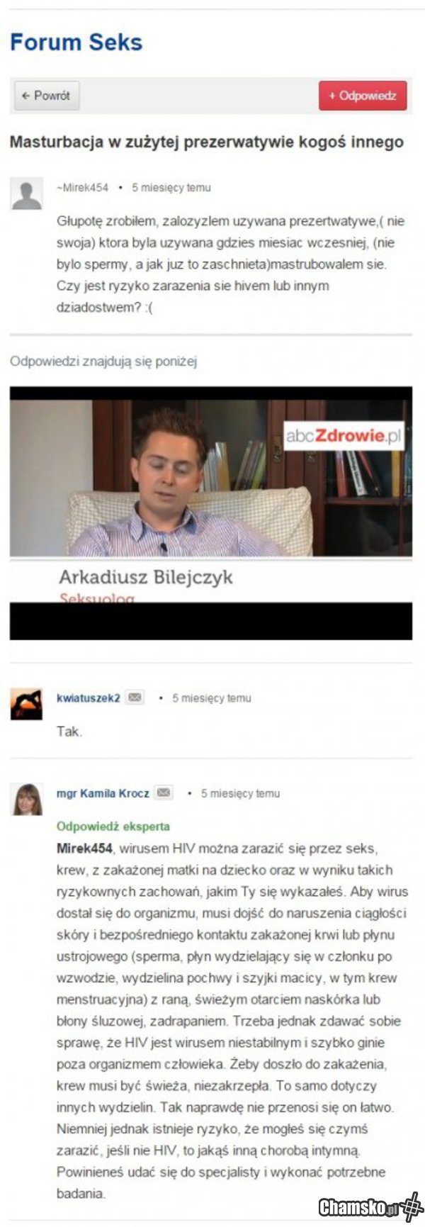 Niektórzy to mają fetysze...