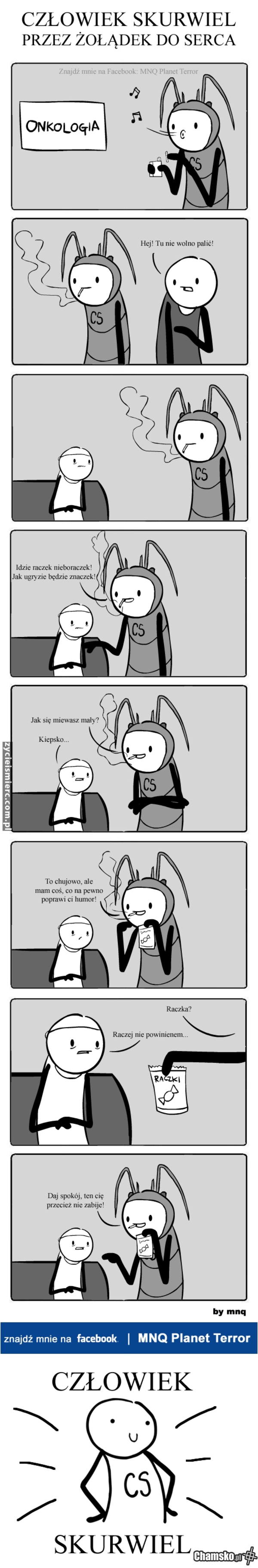 Człowiek Skurwiel - Rak.