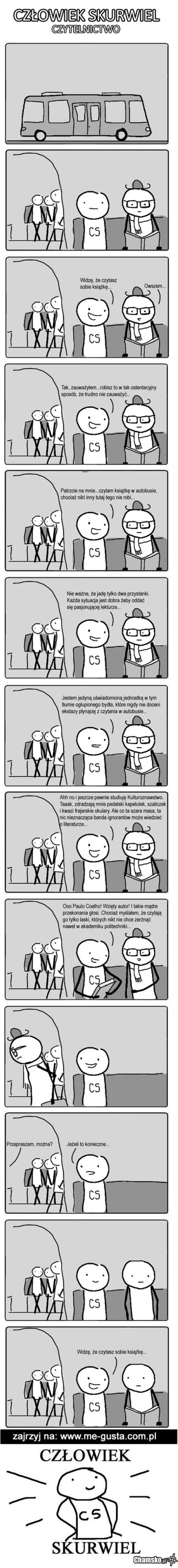 Człowiek Skurwiel.