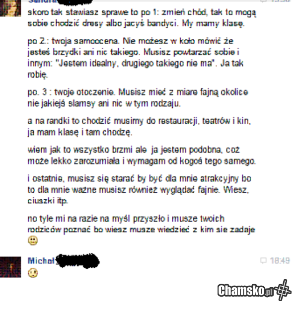 A ja chciałem z nią tylko chodzić o.O