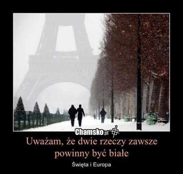 Biało... wszędzie biało