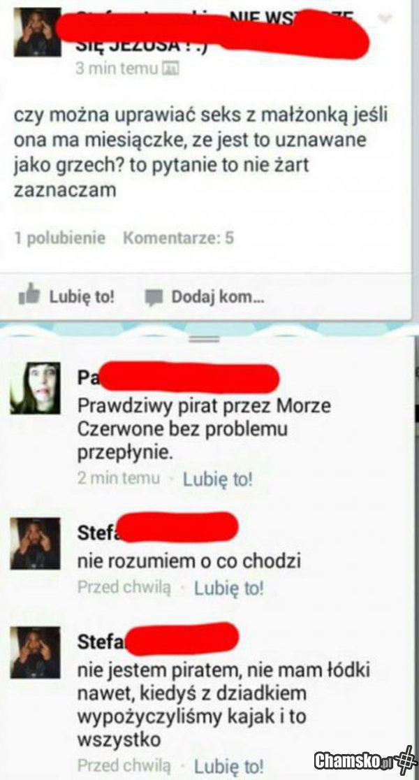 Co za tępa dzida...