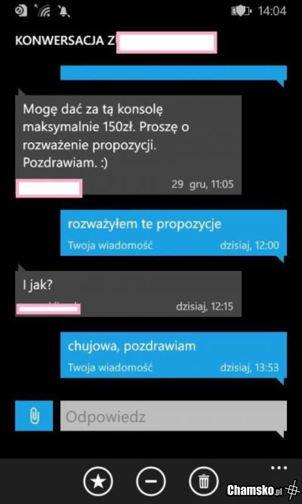 Krótka i treściwa rozmowa