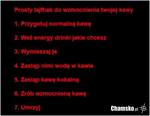 Mocna czarna.
