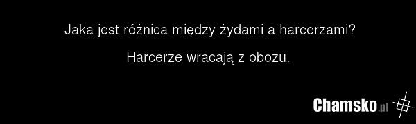 Jaka jest różnica między żydami a harcerzami? Harcerze wracają z obozu.