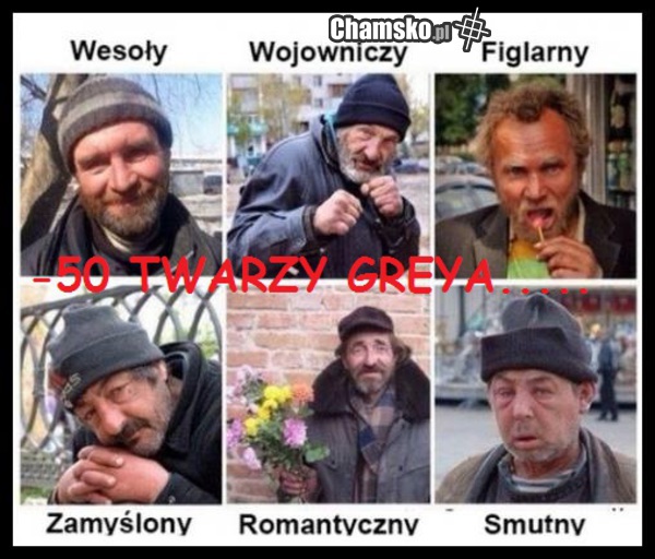 -50 TWARZY GREYA......