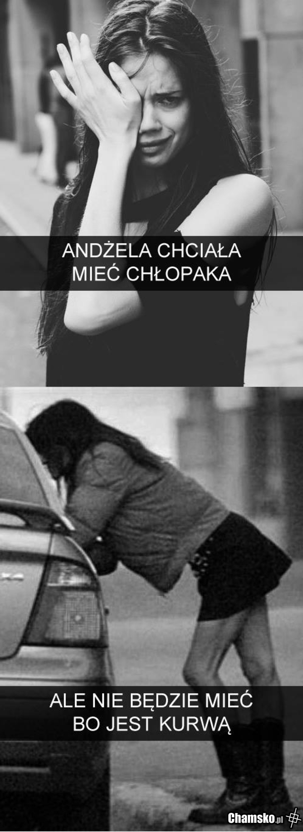 Andżela i jej chłopak