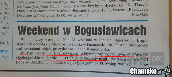 W końcu jakieś ciekawe zawody