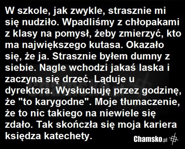 Przypał w szkole.