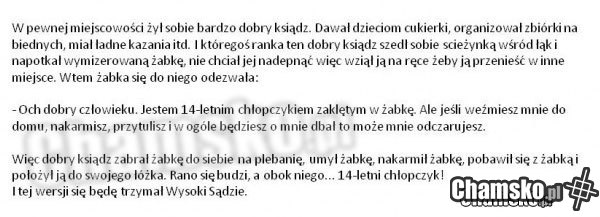 (Odświeżam) Bajka o dobrym księdzu