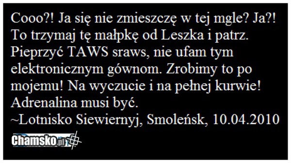 Kolejny przeciek ws. stenogramów ze Smoleńska!