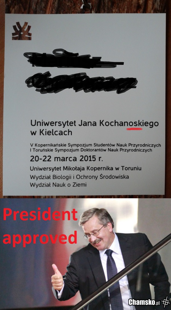Jaki prezydent takie k...a wykształcenie na uczelniach