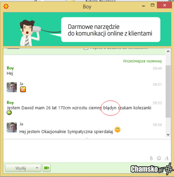 Okazjonalnie Sympatyczna nazwa zobowiązuje, to nie był jego dzień