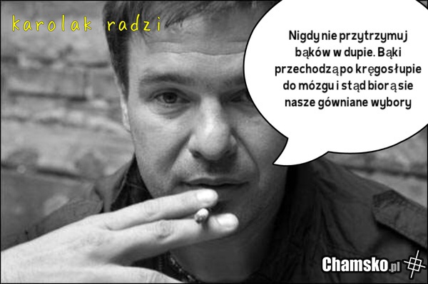 Z cyklu: Karolak radzi