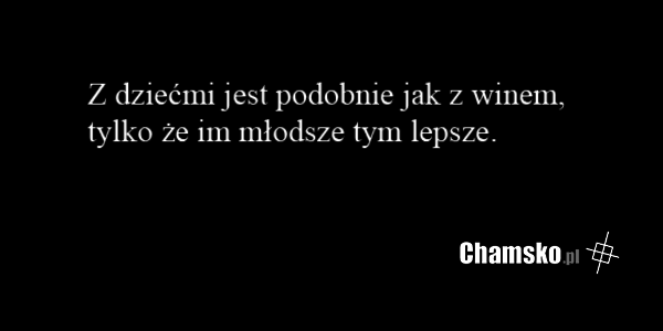 Dzieci i wino