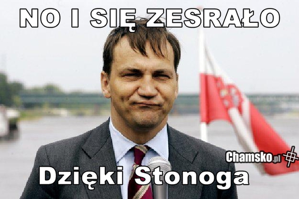 I się zesrało