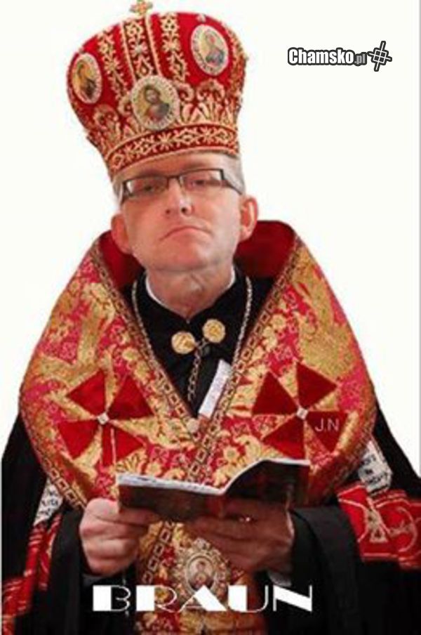 Pan Grzegorz lubi niecodzienne stroje do chodzenia po domu. Zostańcie z Bogiem