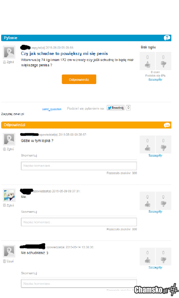 Czy jak schudne to powiększy mi się penis?