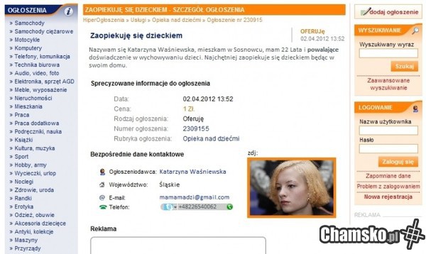 Opiekunka