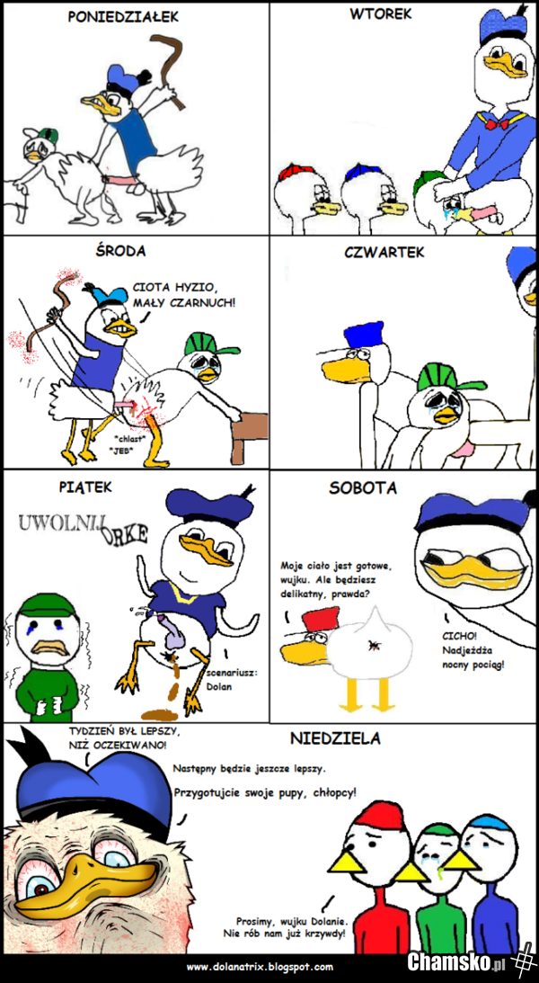 Tygodniowa rutyna