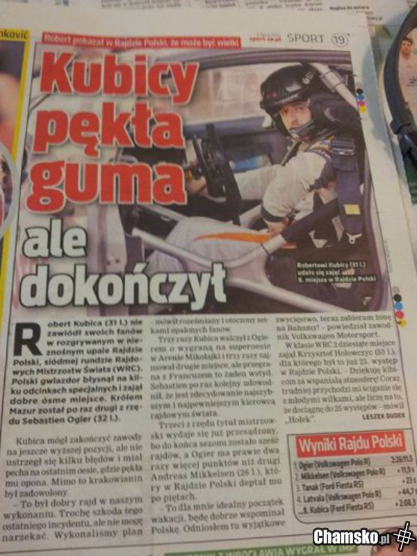 Pęknięta guma