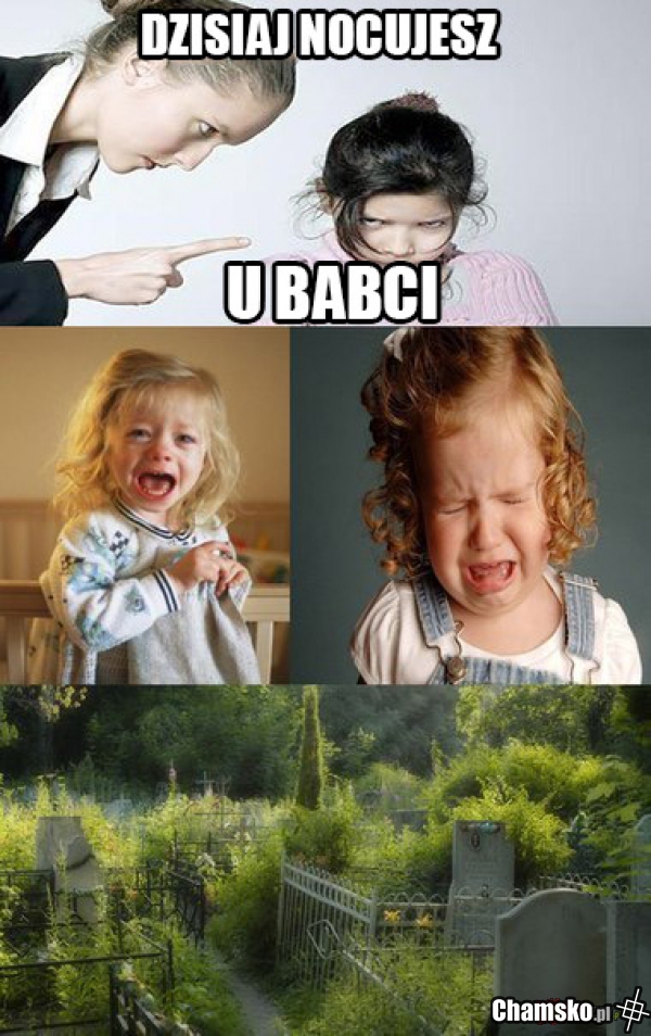 Nocowanie u babci