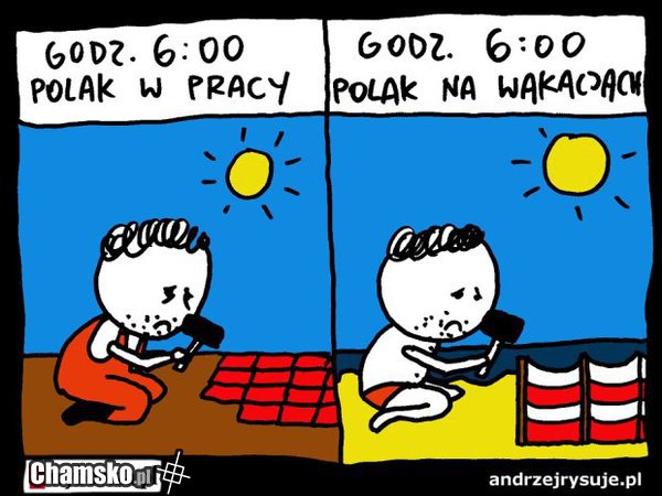 6 rano w Polsce